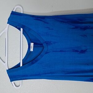 Talulah | Blue Tie Dye Tank Maxi Dress Size Medium